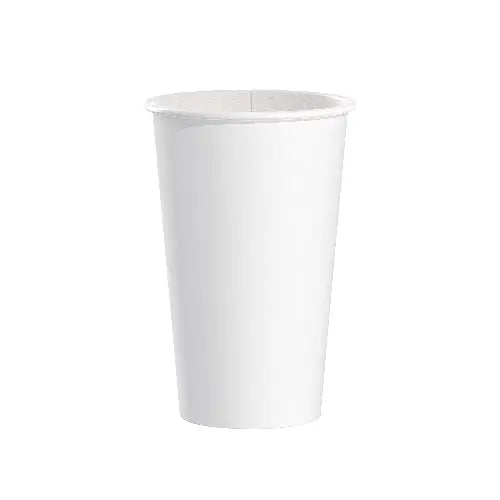 Dart Solo White 16 oz. SSP Paper Hot Cup - Sleeve of 50 - #316W-2050 Dart Container