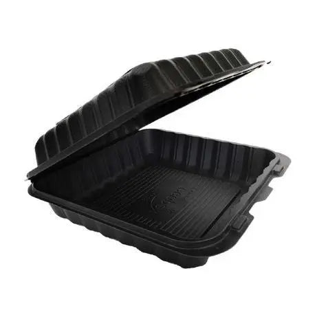 9 x 9 x 3 MFPP 1 Compartment Hinged Take Out Containers D&W Fine Pack