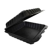 8 x 8 x 3 MFPP 1 Compartment Hinged Take Out Containers D&W Fine Pack
