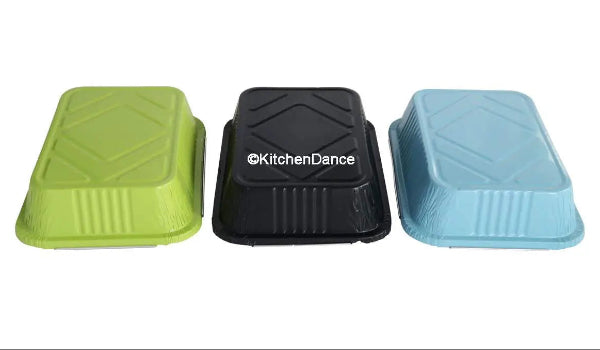 disposable aluminum foil 3¾ lb. carryout pans, takeout pan, serving pan,  holiday baking pans, food storage container 