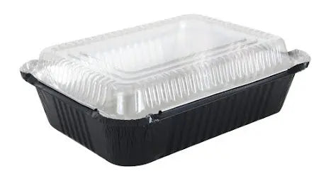 Plastic lid for Colored Disposable Aluminum 3.75 Pound Carryout pan  #PL-3227 KitchenDance