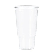 Dart Solo 32 oz. Clear Pedestal PET Plastic Cup - Sleeve of 25 - #32AC Dart Container