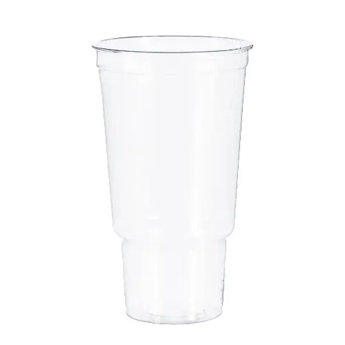 Dart Solo 32 oz. Clear Pedestal PET Plastic Cup - Sleeve of 25 - #32AC Dart Container