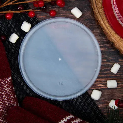 Dart 32 oz. Translucent HIPS Plastic Vented Lid - Sleeve of 100 - #32JLR