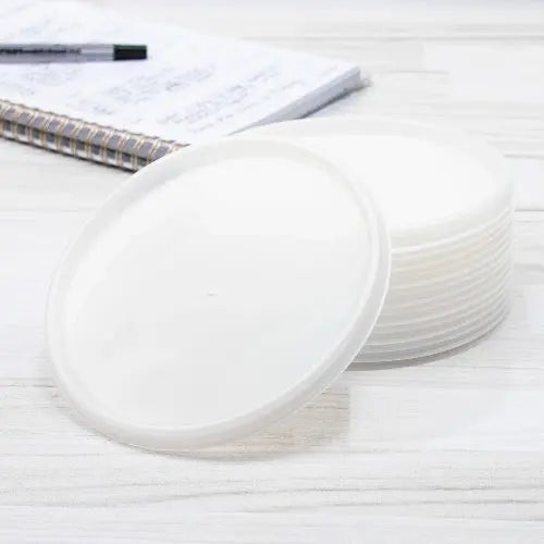 Dart 32 oz. Translucent HIPS Plastic Vented Lid - Sleeve of 100 - #32JLR