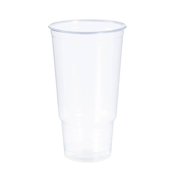 Dart 32 oz. PP Plastic Pedestal Clear Cold Cup - Sleeve of 25 - #32P