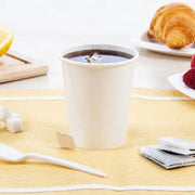 Dart Solo 10 oz. White SSP Paper Hot Cup - Sleeve of 50 - #370W-2050 Dart Container