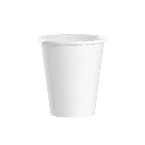 Dart Solo 6 oz. White SSP Paper Hot Cup - Sleeve of 50 - #376W-2050 Dart Container