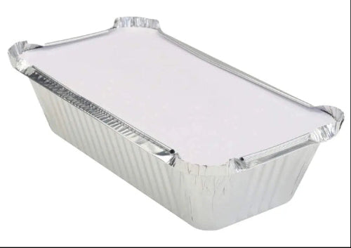 1½ lb. Closable Foil Loaf Pan with Colored Board Lid  #1650L KitchenDance