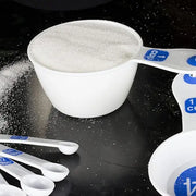 4 Piece (1/4, 1/3, 1/2, and 1 cup measurements) Plastic Measuring Cup Set - #21459 Chef Craft