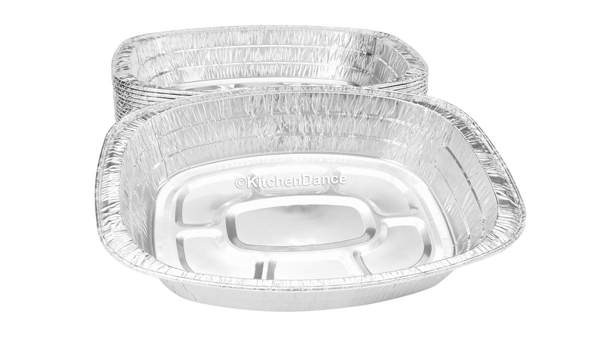 disposable aluminum foil deep baking pan, roaster pan 