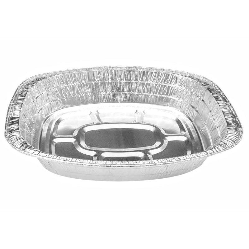 Disposable Large Oval Roaster Aluminum Foil Pan - #40010NL