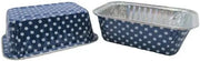 Amazon Overstock 6 oz. Disposable Colored Polka Dot Foil Mini Loaf Pan with Lids - 100 Count - #4004P KitchenDance