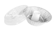 disposable aluminum foil angel food cake pan, baking pan, food container