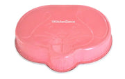 disposable aluminum foil easterbunny shapped pan, colored holiday baking pan