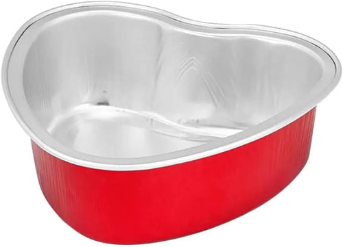 Disposable Mini Heart Shaped Foil Pan   #3055NL KitchenDance
