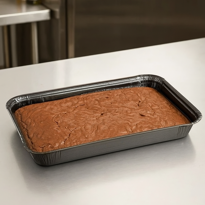 9" x 13" Black Quarter Size Oven Safe Heavy Weight Sheet Pan - #42082