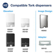 Tork 1-Ply Compressed Multifold Hand Towel, White - #424834 Tork