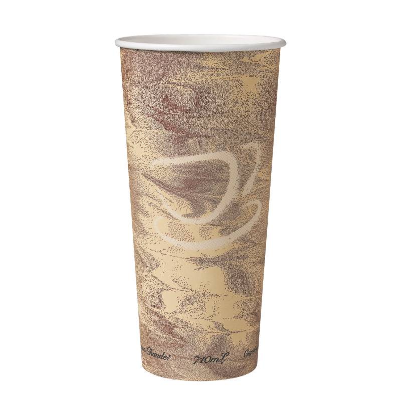Mistique® 24 oz. SSP Paper Hot Cup - Sleeve of 25 - #424MSN-0029