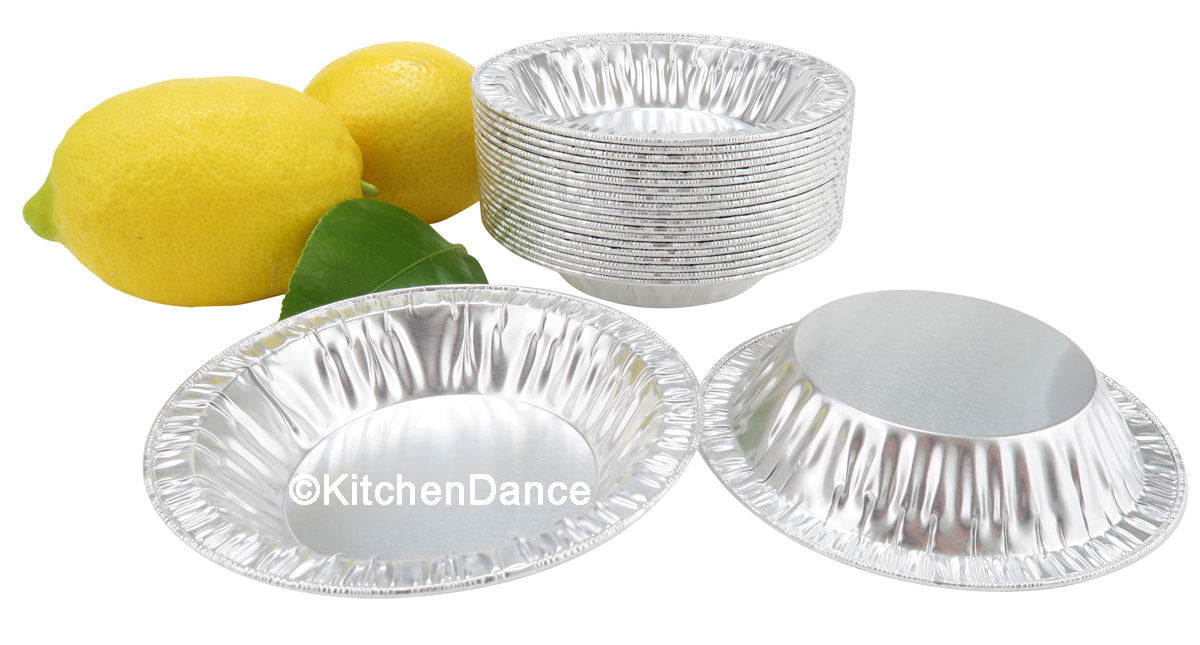 disposable aluminum foil 4½" tart pan, pie tin, mini pie pan, small baking pan