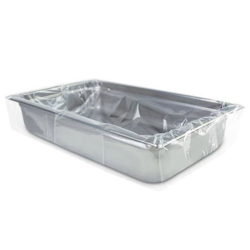 PanSaver® Eco Full Size Clear Plastic Steam Table Pan Liner 2.5"D  Case of 100 - #45042 Pansaver