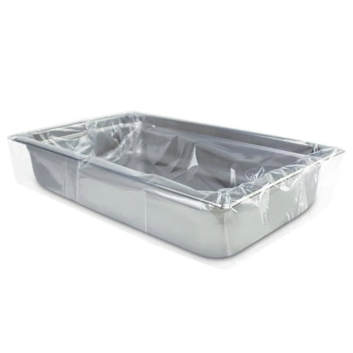 PanSaver® Eco Full Size Clear Plastic Steam Table Pan Liner 2.5"D  Case of 100 - #45042 Pansaver