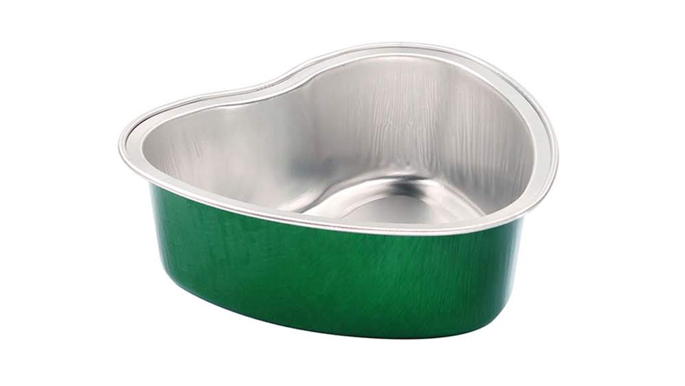 Disposable Mini Heart Shaped Foil Pan   #3055NL