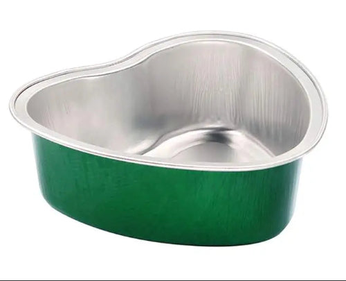 Disposable Mini Heart Shaped Foil Pan   #3055NL KitchenDance