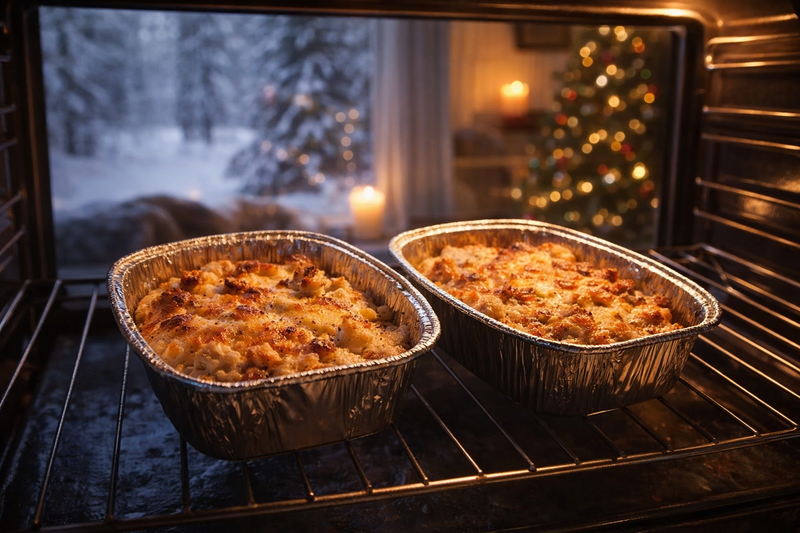 Oval Shaped Disposable Aluminum Foil Casserole Pan - #4600