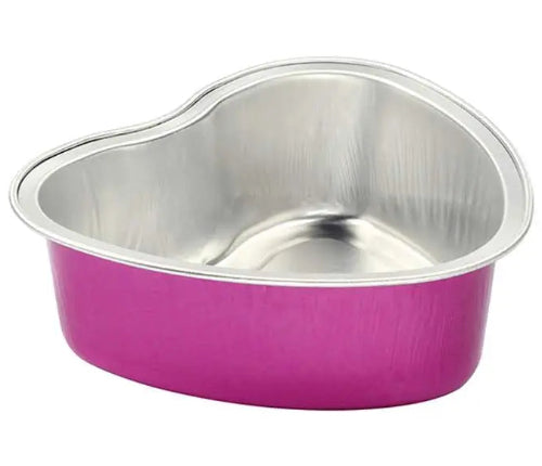 Disposable Mini Heart Shaped Foil Pan   #3055NL KitchenDance