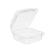 47 oz. Square Plastic Hinged Food Container - #SLP25 Inline Plastics
