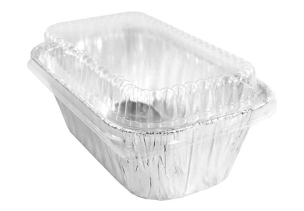 Plastic Lid for D & W Fine Pack  Aluminum Foil 1 lb. Mini Loaf Pan #PL-15430