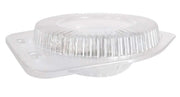 5" Disposable Foil Pie Pan and Plastic Clamshell Container  #501-762 Detroit Forming