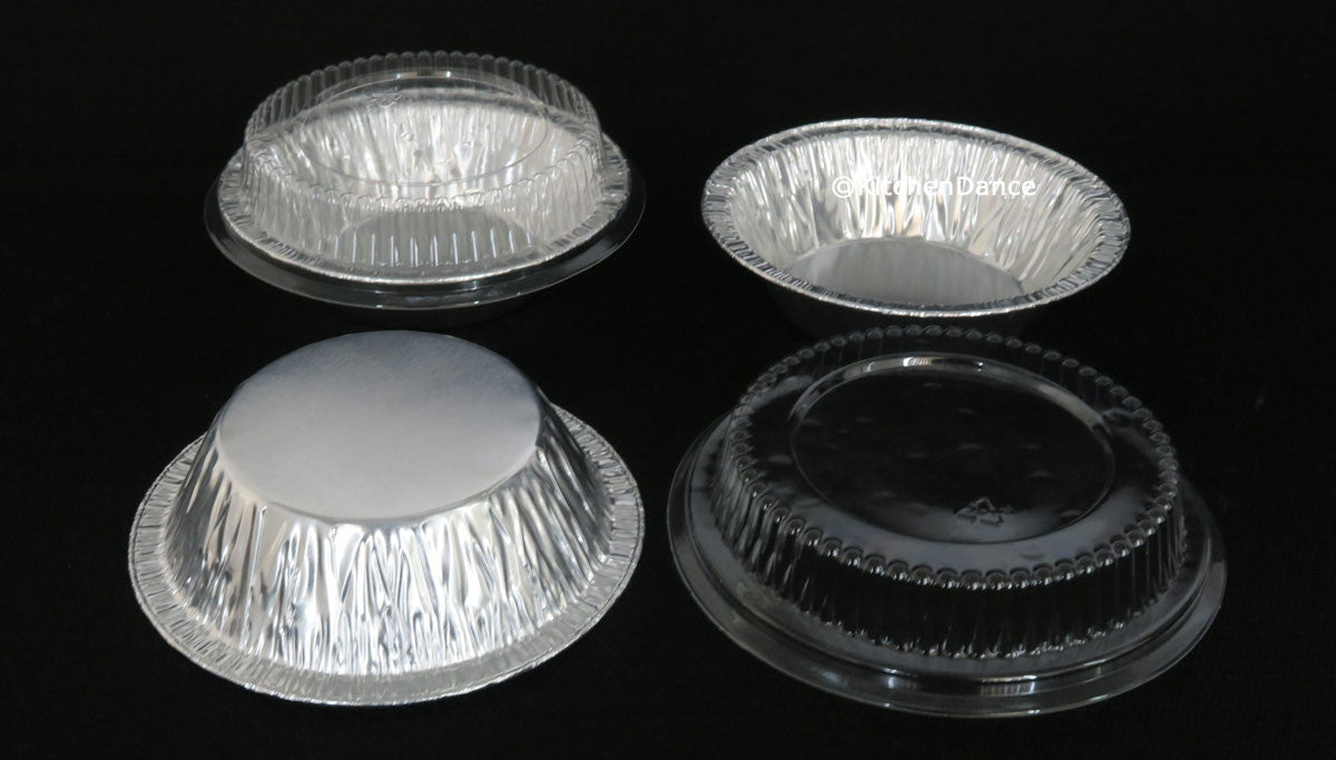 Plastic Lids for 5" Foil Tart Pans - for #501  *LIDS ONLY*