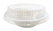 5" Disposable Foil Tart / Pie Pan with Plastic Lid   #501P KitchenDance