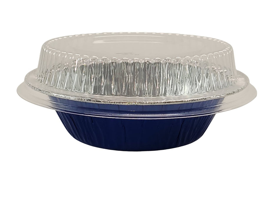 5" Disposable Foil Tart / Pie Pan with Plastic Lid   #501P