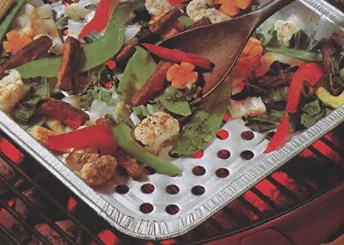 Disposable Aluminum Foil BBQ Grill Topper #7200 HFA Inc. -- Handi-foil of America