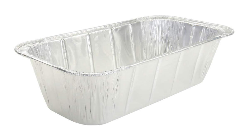 Bandeja de vapor desechable de papel de aluminio de tamaño ⅓ o molde para pan de 5 lb n.° 5200