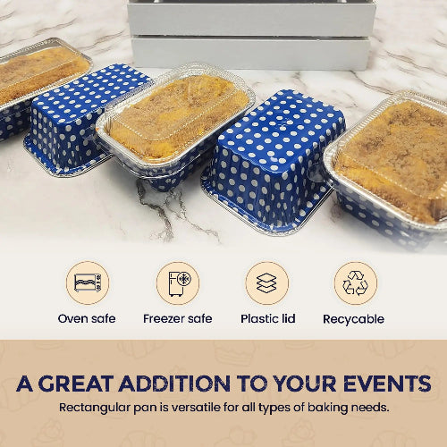 Aluminium Cake Loaf Tins Disposable Aluminum Disposable Mini Loaf