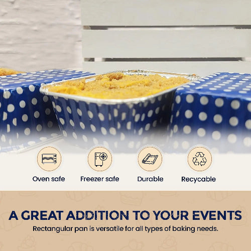 6 ounce Individual Size Colored Mini Loaf Pan-  #4004NL KitchenDance