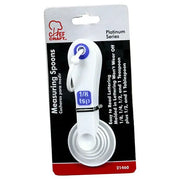 6 Piece (1/8 tsp, 1/4 tsp, 1/2 tsp, 1 tsp, 1/2 tbsp., and 1 tbsp.) Measuring Spoon Set - #21460 Chef Craft