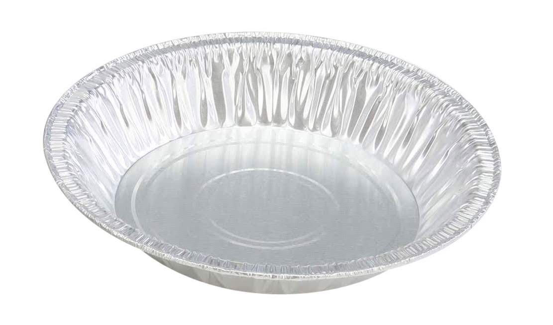 6" Plastic Container and Foil Pie Pan   #COMBO496