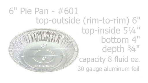 disposable aluminum foil 6" pie pan, - shallow baking pans