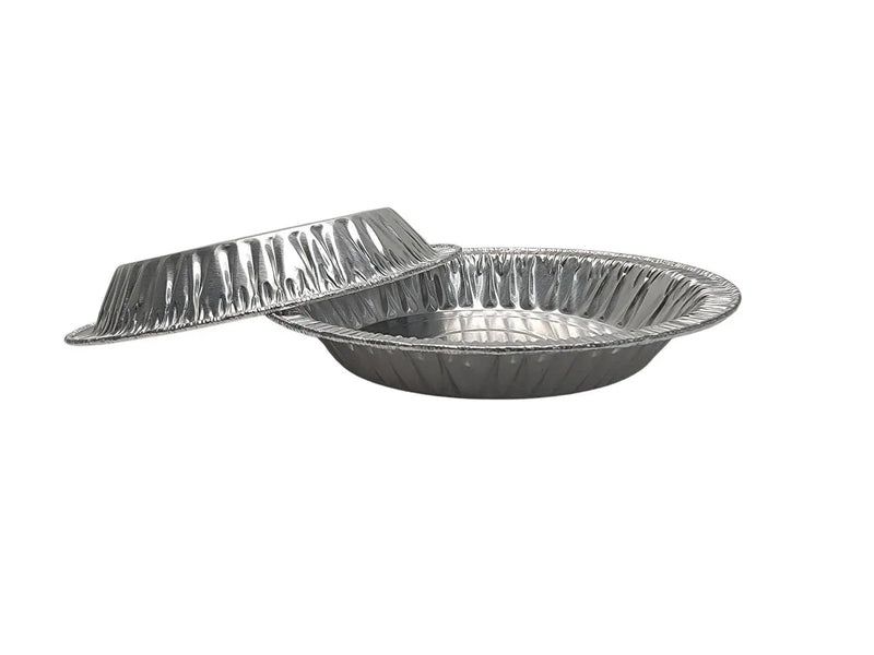 6" Disposable Aluminum Foil Pie Pan - Shallow  #601 SAFCA -- Superior Aluminum Foil of California