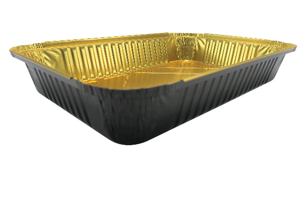 Disposable Colored Aluminum Foil 4½  Lb. Carryout Pan with Board Lid #52180L KitchenDance