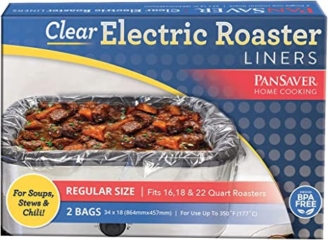 Pan Saver 2 Count Electric Roasting Bags for 16 qt. to 22 qt. Roasters