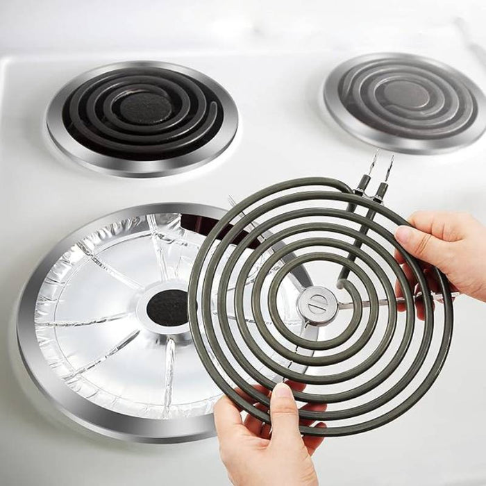 Disposable Large Foil Electric Burner Bib   #6200L
