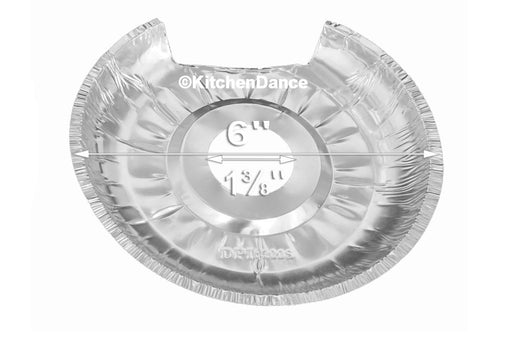 disposable aluminum foil small bib for electric burners  