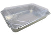 Disposable Colored Aluminum  4½  Lb. Carryout Pan with Plastic Lid #52180P KitchenDance