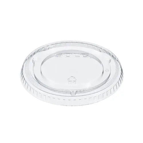 Dart 20 oz. PET Clear Plastic Non-Vented Lid - Sleeve of 100 - #662TP Dart Container